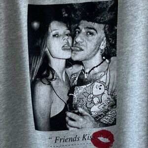 Boom Bap Long Sleeve Sweatshirt – “Friends Kiss” Graphic
